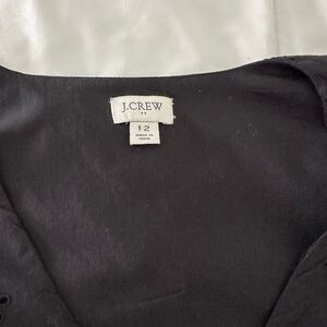 J.Crew Black Eyelet Sundress